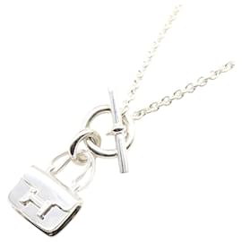Collar de Plata Amuleto Constance Hermès Plata Metálico