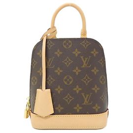 Louis Vuitton Alma Monogram Backpack Brown