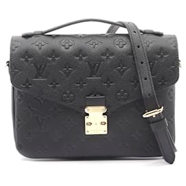 Louis Vuitton-Bolsa Louis Vuitton Pochette Metis MM Monogram Noir-Preto
