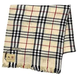 Xale de lã bege Burberry Bege