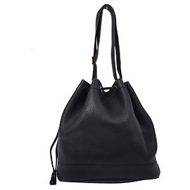 Sac à main en cuir Hermès Market 28 Bleu