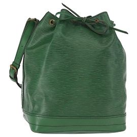 Bolsa Noé Louis Vuitton em couro Epi grande Verde