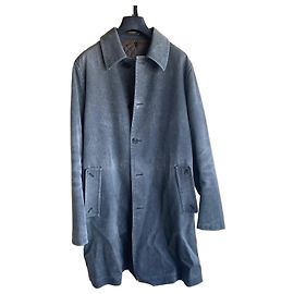 Casaco acolchoado de algodão cinza Dolce & Gabbana Cinza
