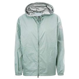 Moncler Mantel Hellgrün Polyamid Größe 1 Hellgrün