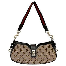 Sac à épaule Gucci Moonside Marron Beige