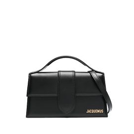 Jacquemus Le Grand Bambino Flap Leather long Noir