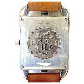 Hermès Cape Cod CC1.210 Women’s Watch Brown Silvery