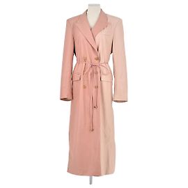 Nanushka Pink Polyester Coat Pink