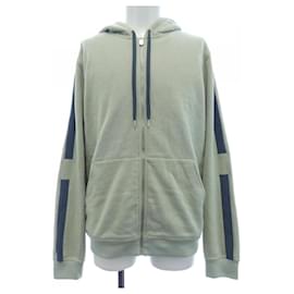 Hermès Sudadera con capucha de algodón Hermes Azul Verde Azul marino