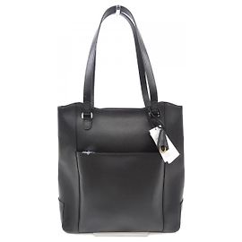 Autre Marque Aniary Leather Tote Bag Black