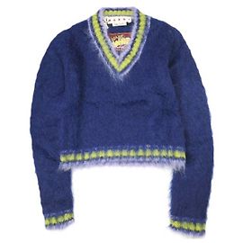 Pull en mohair FUZZY WUZZY de Marni Bleu