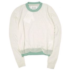 Maison Martin Margiela Maison Margiela 1 Hochwertiger Wollstrick Weiß Aus weiß