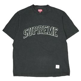 T-shirt in cotone ricamato Supreme Sketch Nero