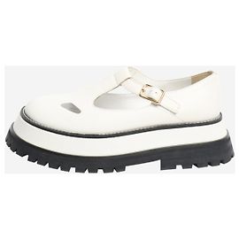 Burberry Mary Janes blanches chunky - taille EU 37,5 Autre