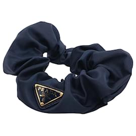 Prada Blauer Re-Nylon Scrunchie Blau