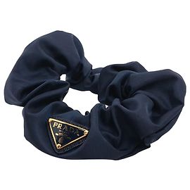 Prada Scrunchie in Re-Nylon blu Blu