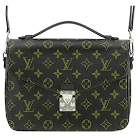 Louis Vuitton-Louis Vuitton Black Monogram Infrarouge Pochette Metis-Black