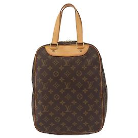 Louis Vuitton Excursion Handbag Monogram Canvas Brown