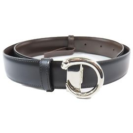 Cartier Panthère Reversible Leather Belt Brown Black