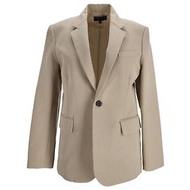 Jaqueta oversized Francoise em algodão bege da Nili Lotan Bege