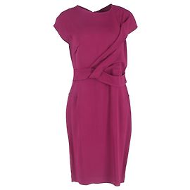 Robe Midi Drapée Nepa en Viscose Violet de Roland Mouret Violet