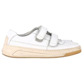 Tênis Steffey Friend em couro branco da Acne Studios Branco