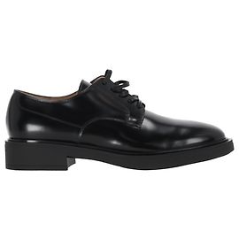 Sapatos Derby com cadarço Bobby de Gianvito Rossi em couro de bezerro preto Preto