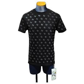 Autre Marque Avenue Georges V Paris Camiseta Georges V Preta Algodão Preto