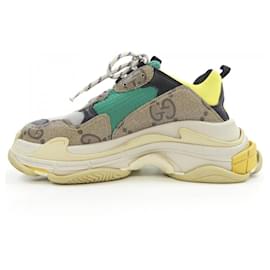 Balenciaga-Balenciaga Sneakers-Brown,Beige,Green