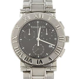 Tiffany & Co Reloj cronógrafo de cuarzo de acero inoxidable Tiffany Atlas Otro