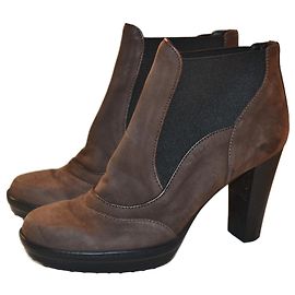 Bottines Tod's en cuir marron Marron