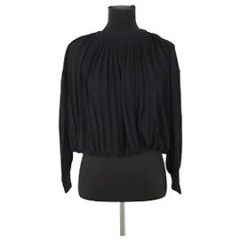 Alexandre Vauthier Black Viscose Blouse XS Black