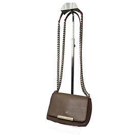 Bolsa de couro 2Way vintage Emilio Pucci marrom Marrom