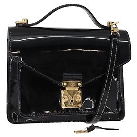 Louis Vuitton Monceau Vernis BB Noir