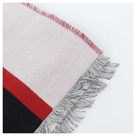 Gucci-Cachecol Gucci 553116 em preto, vermelho e branco-Preto,Branco,Vermelho