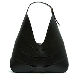 Bolso Delta de Cuero Negro Alaïa 2024 Como Nuevo con Funda Negro