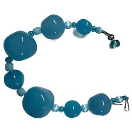 Pulsera Jean Louis Scherrer de piedras azules Azul