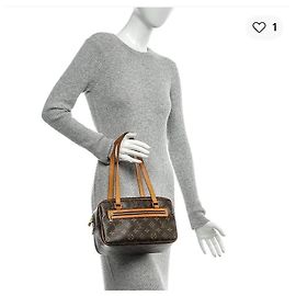 Louis Vuitton Monogram Cite MM Marrom Bege