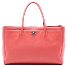 Chanel Pink Medium Kalbsleder Executive Cerf Tote Pink