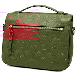 Louis Vuitton-Pochette Metis Monograma Empreinte Vermelha Louis Vuitton-Vermelho