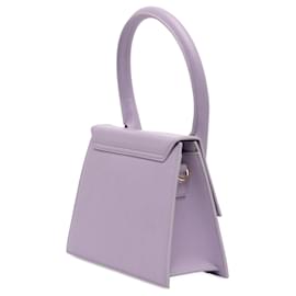 Jacquemus-Jacquemus Purple Smooth Calfskin Le Grand Chiquito-Purple