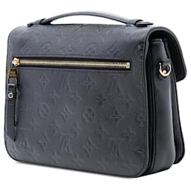Louis Vuitton-Louis Vuitton Black Monogram Empreinte Pochette Metis-Black