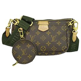 Louis Vuitton Multi Pochette Accessoires en Toile Monogram Marron
