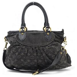 BORSA LOUIS VUITTON NEO CABBY M95351 MONOGRAM DENIM Nero