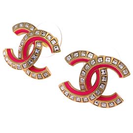 Orecchini a perno da donna Chanel Coco Mark D'oro