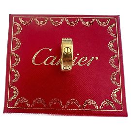 Anello Cartier Love in oro giallo 17mm D'oro
