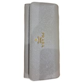 Prada Saffiano Leather Wallet Sand Caramel Sand Caramel
