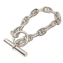 Bracciale Charm Chaine d'Ancre Hermès Argento