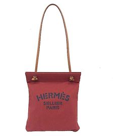 Sac Aline MM Hermès en Rouge Rouge