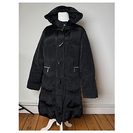 Vintage Courreges Down Parka Black 40/L Black